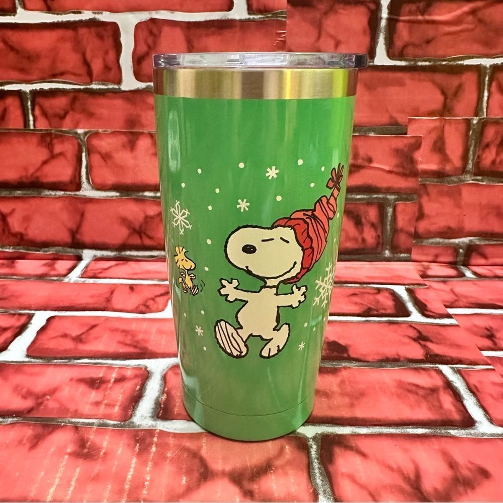 Peanuts Snoopy Christmas Insulated Travel Cup